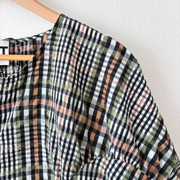 JUST Female Ethel Dress in Clover Check - Picture 6 of 9